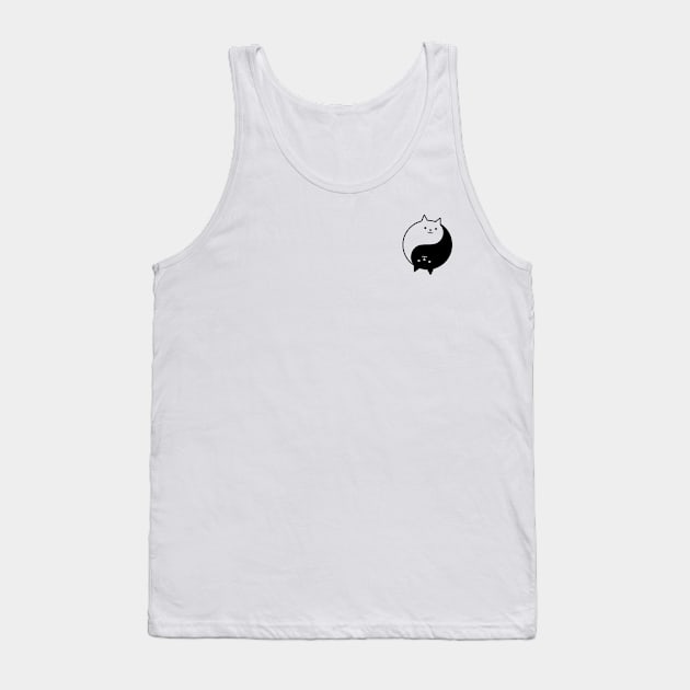 Yin Yang Kittens Tank Top by Three Meat Curry